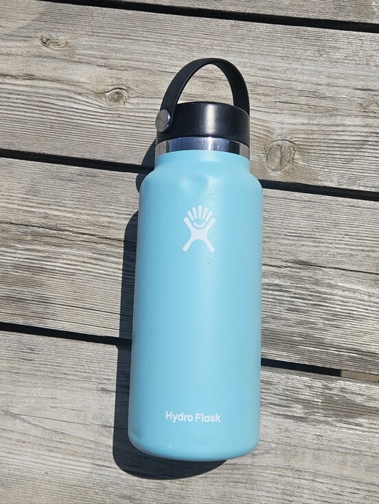 Hydro Flask Other - Hydro Flask 32oz Wide Mouth Water Bottle In Dew / Mint Green / Blue